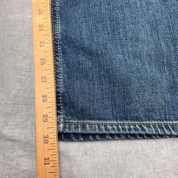 Rock & Republic Jeans Men 38W x 30L Blue Stonewash Crease Relaxed Straight Y2K - Picture 11 of 15